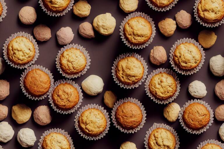 Zasady diety wątrobowej wykluczają muffinki z dużą ilością tłuszczu.