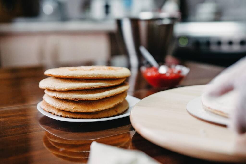 Placki pancake bez dodatkowych składników.