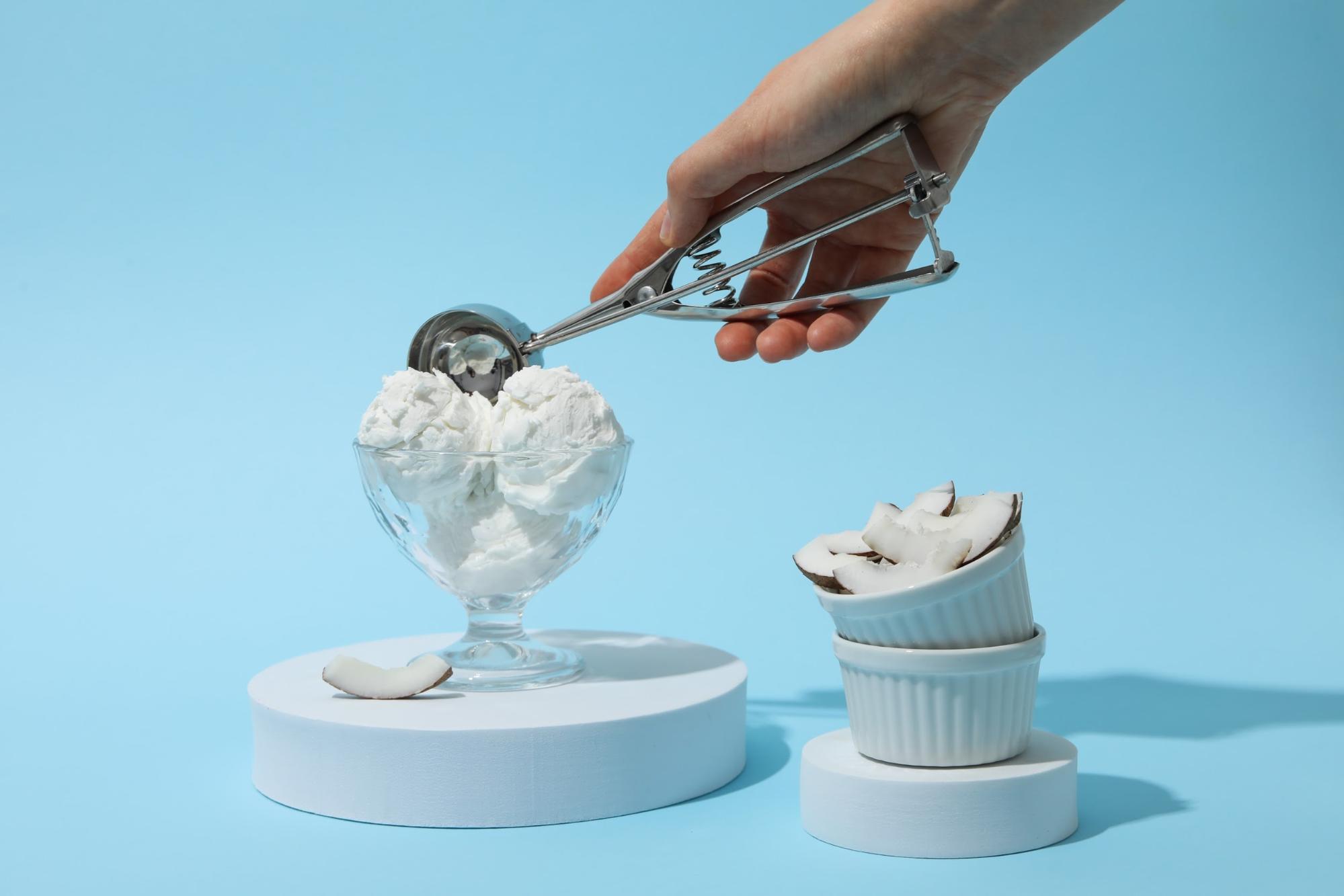 Lody domowe śmietankowe.